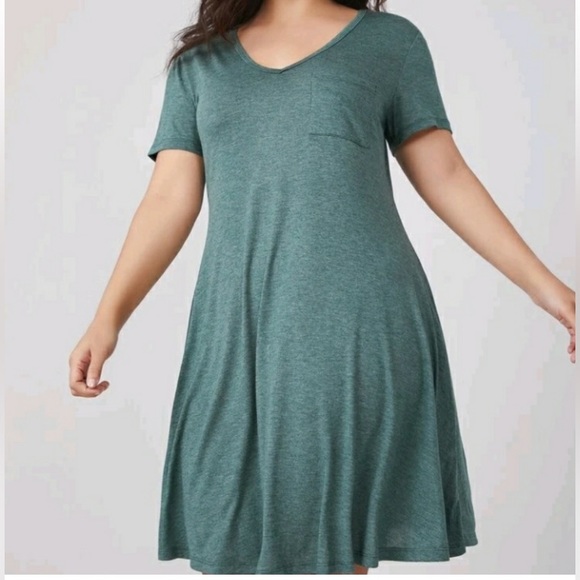 American Eagle Blue Swing T-Shirt Dress sz S - Picture 2 of 6